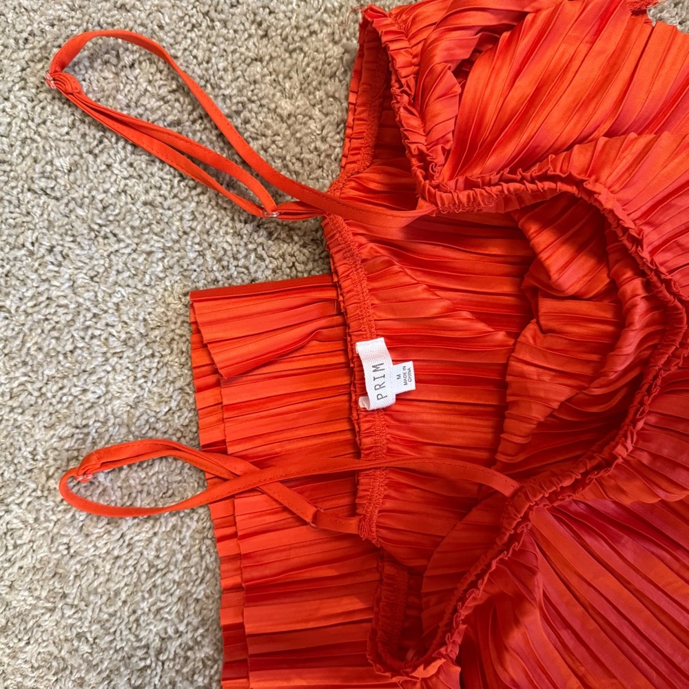 Orange Midi Dress - Picture 2 of 2